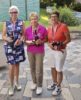 Master seniorky 65+ Kamila Pobudová, Helena Janoudová, Luďka Kvizová