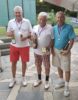 Super master senioři 75+ Stanislav Rybář, Karel Dvořák, Petr Popenko